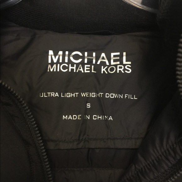 Michael Kors Jayla Mixed Media Jacket 
